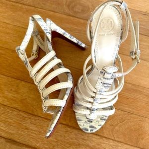Tory Burch cream high heels size 9.5 women’s